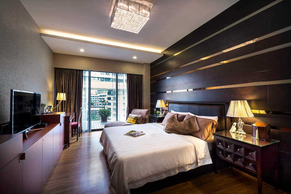 interior design singapore The Interlace master bedroom