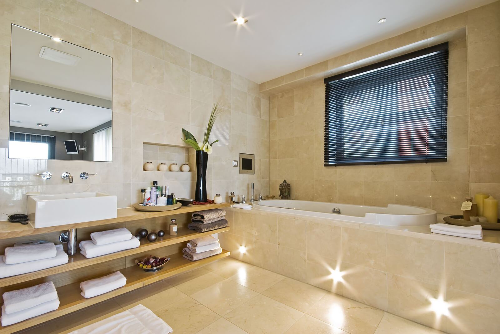 home interior design luxury bathroom lighting