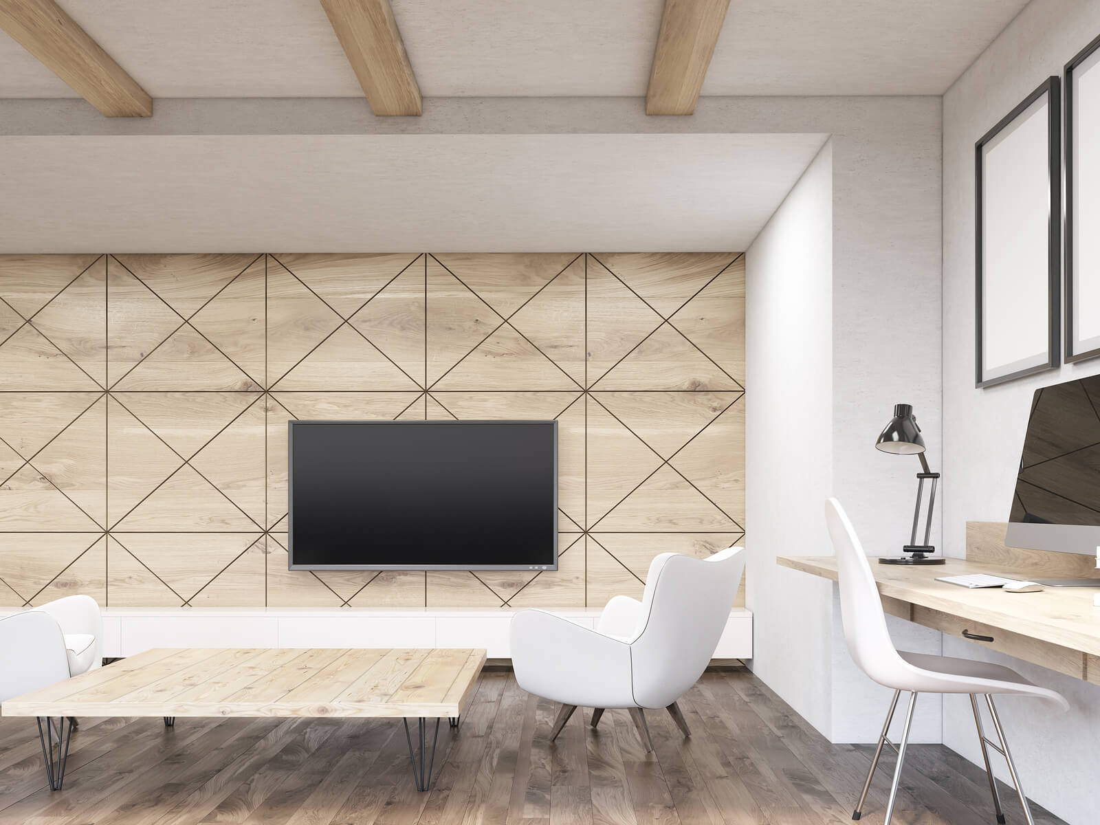 home office interior design executive desk