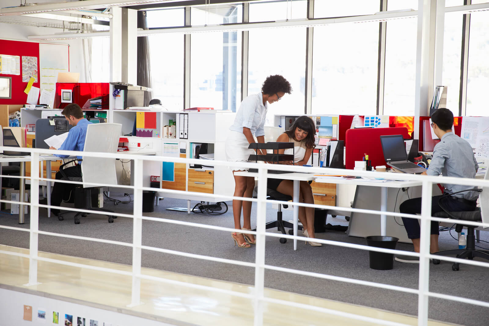 office interior design mezzanine