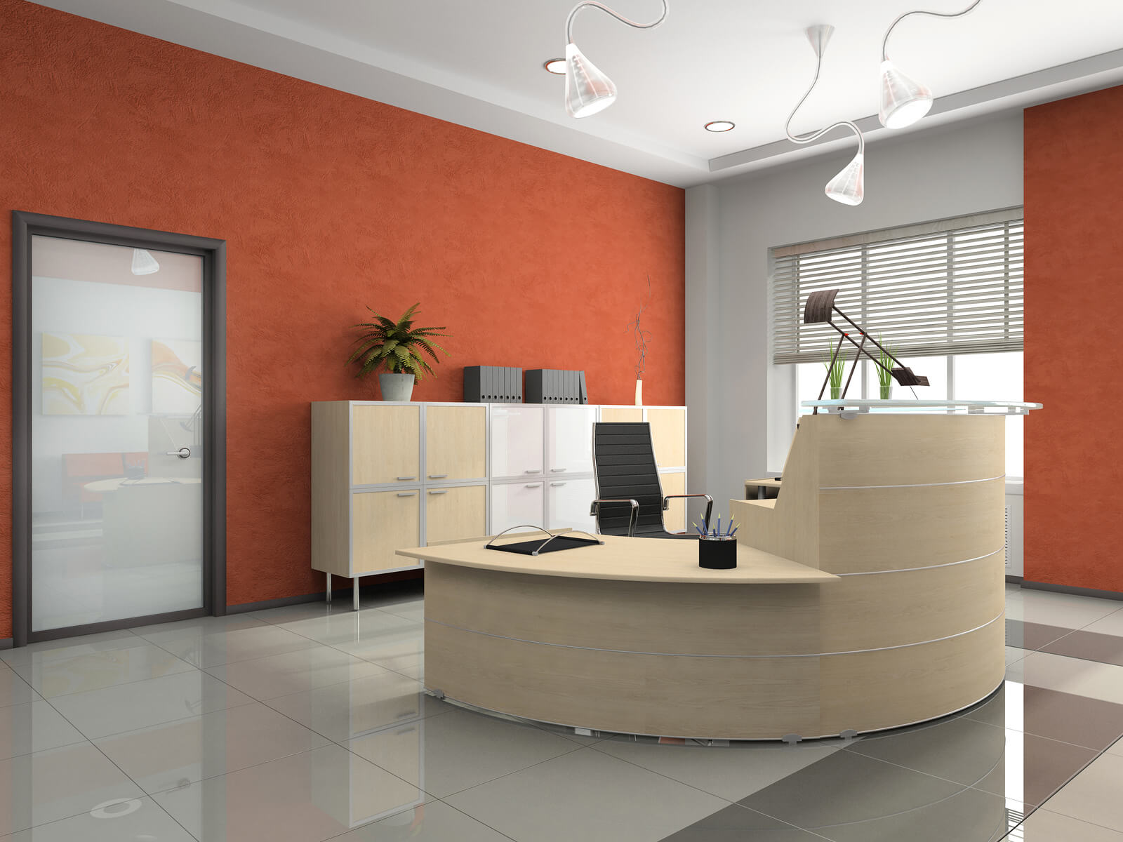 Office Reception Interior Design