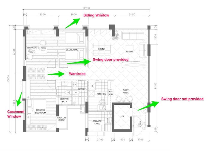 everything you need to know about reading an hdb floor plan some indications