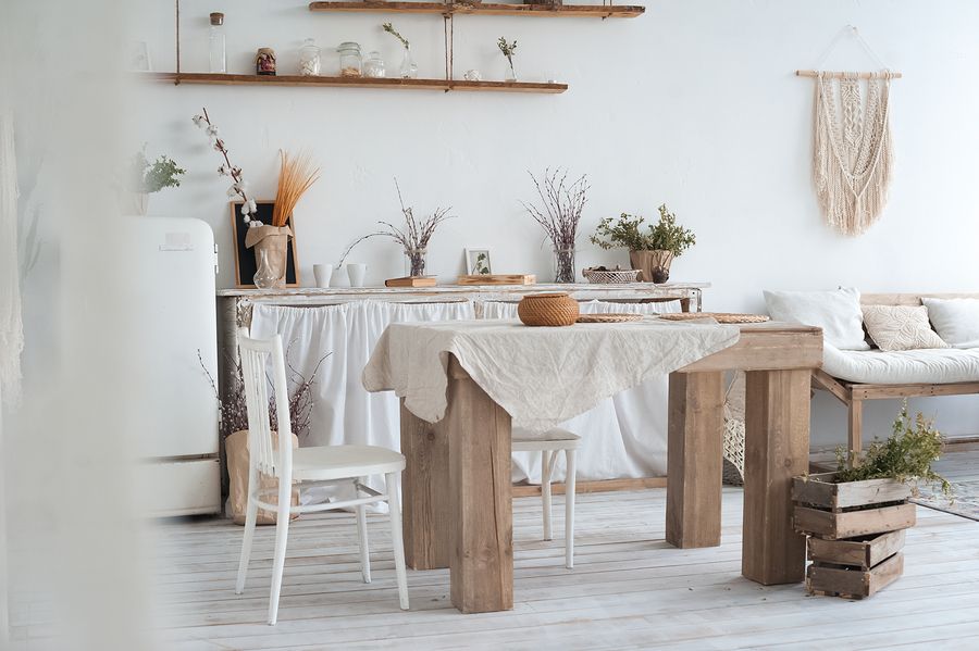 Boho Chic Interior Design Rustic Furniture