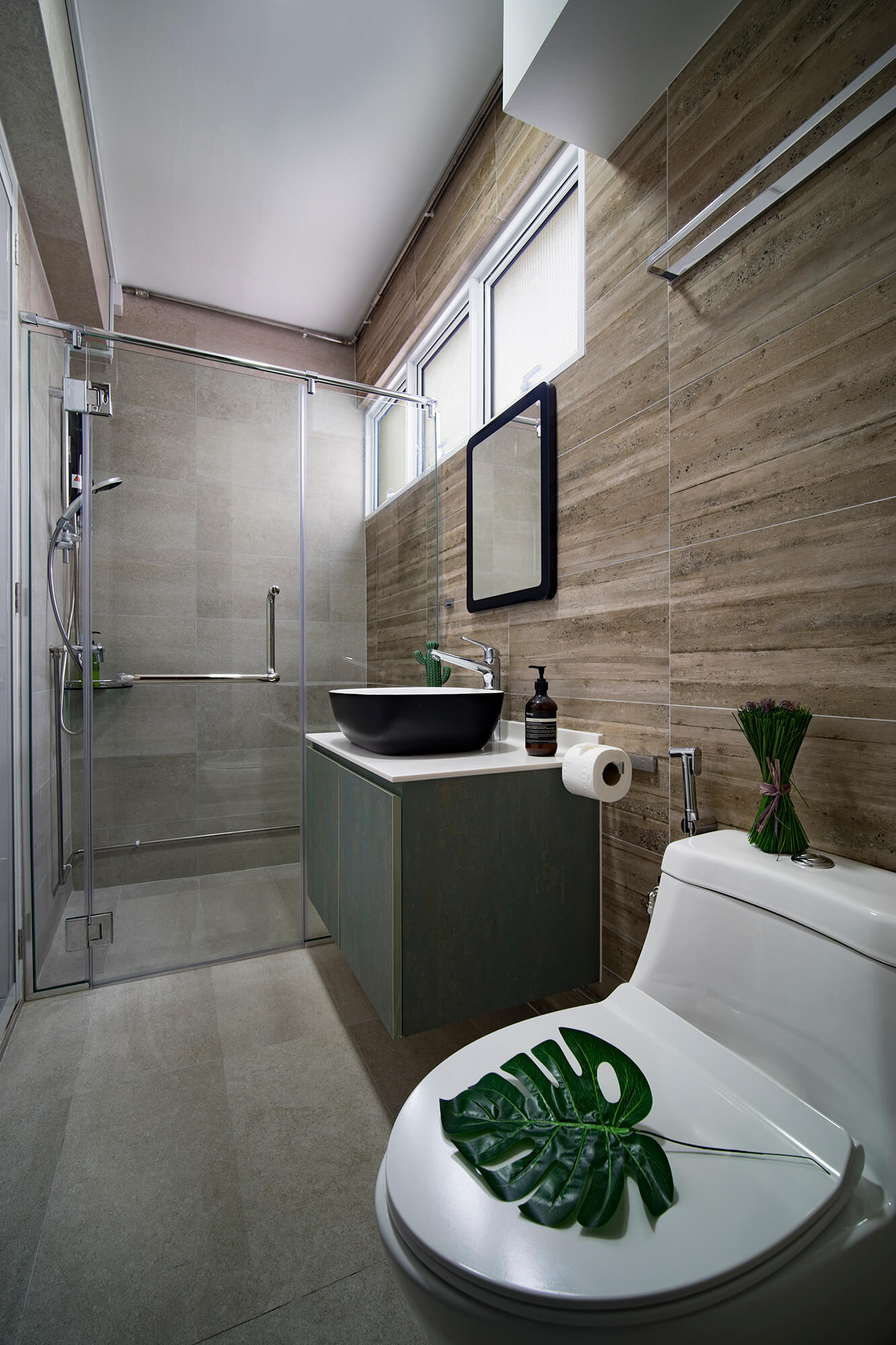 Shunfu Road HDB Common Bathroom After Interior Design Renovation By Home Guide