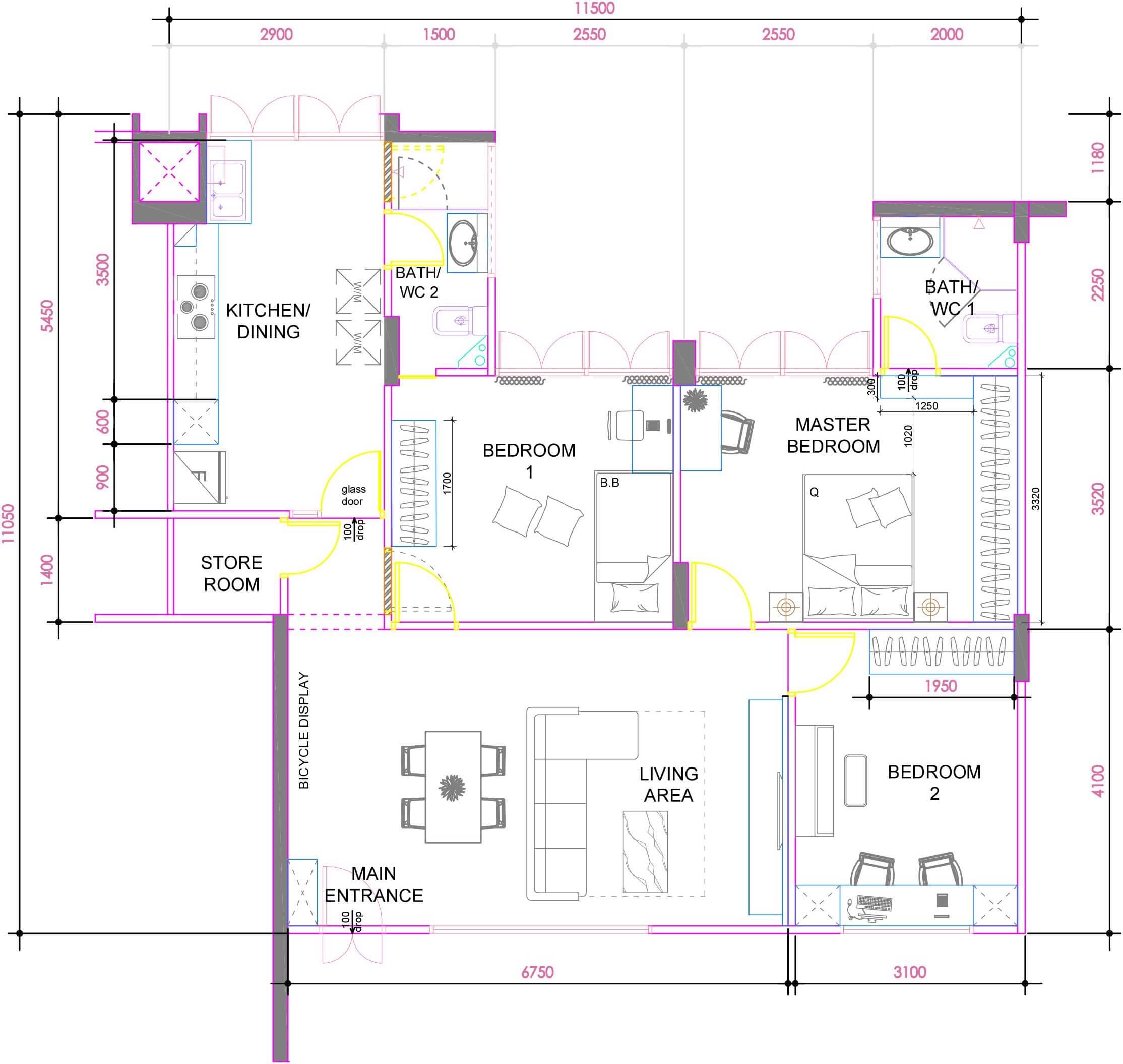 Shunfu Road HDB Layout Plan
