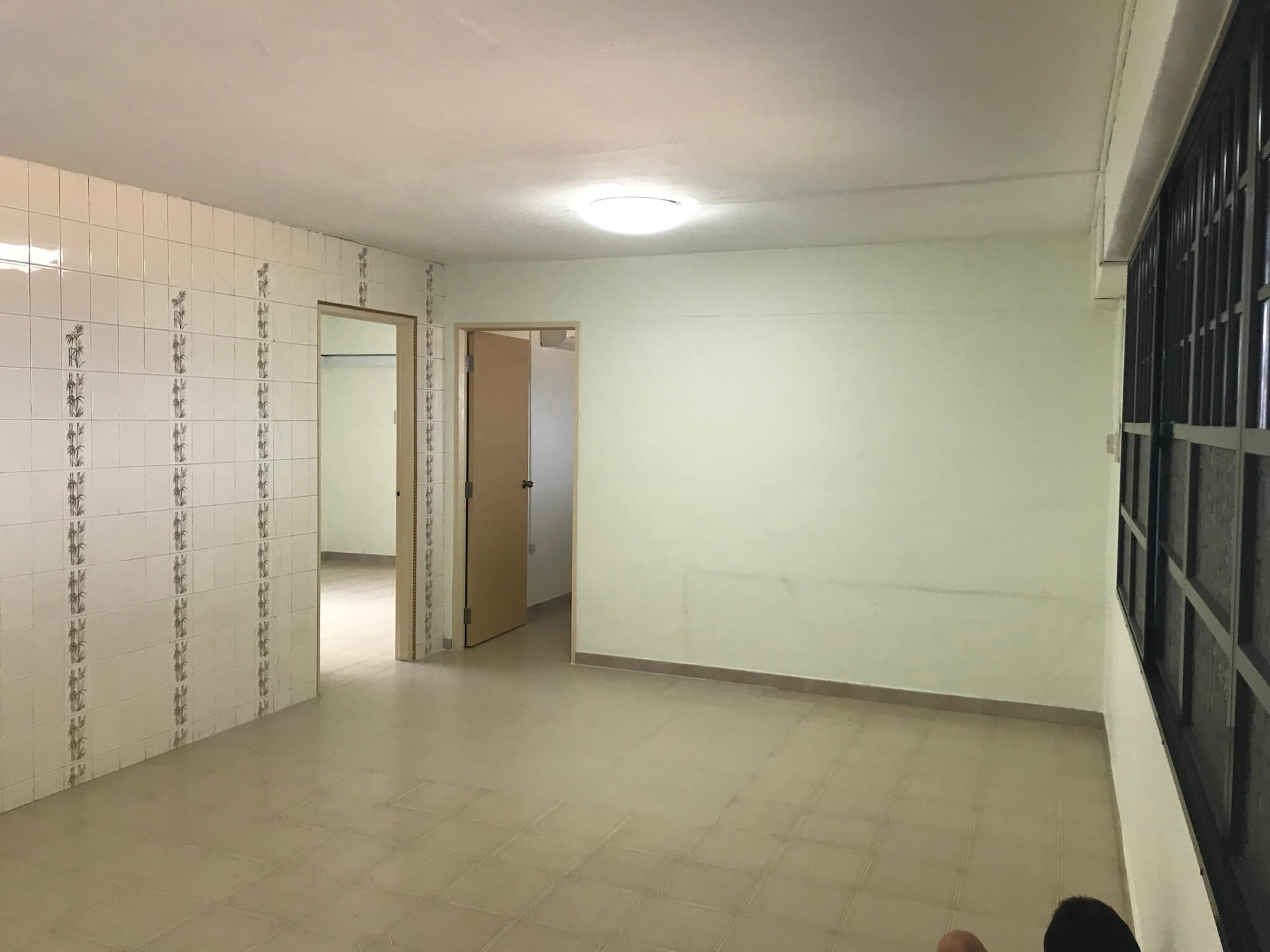 Shunfu Road HDB Living Room Before Interior Design Renovation By Home Guide