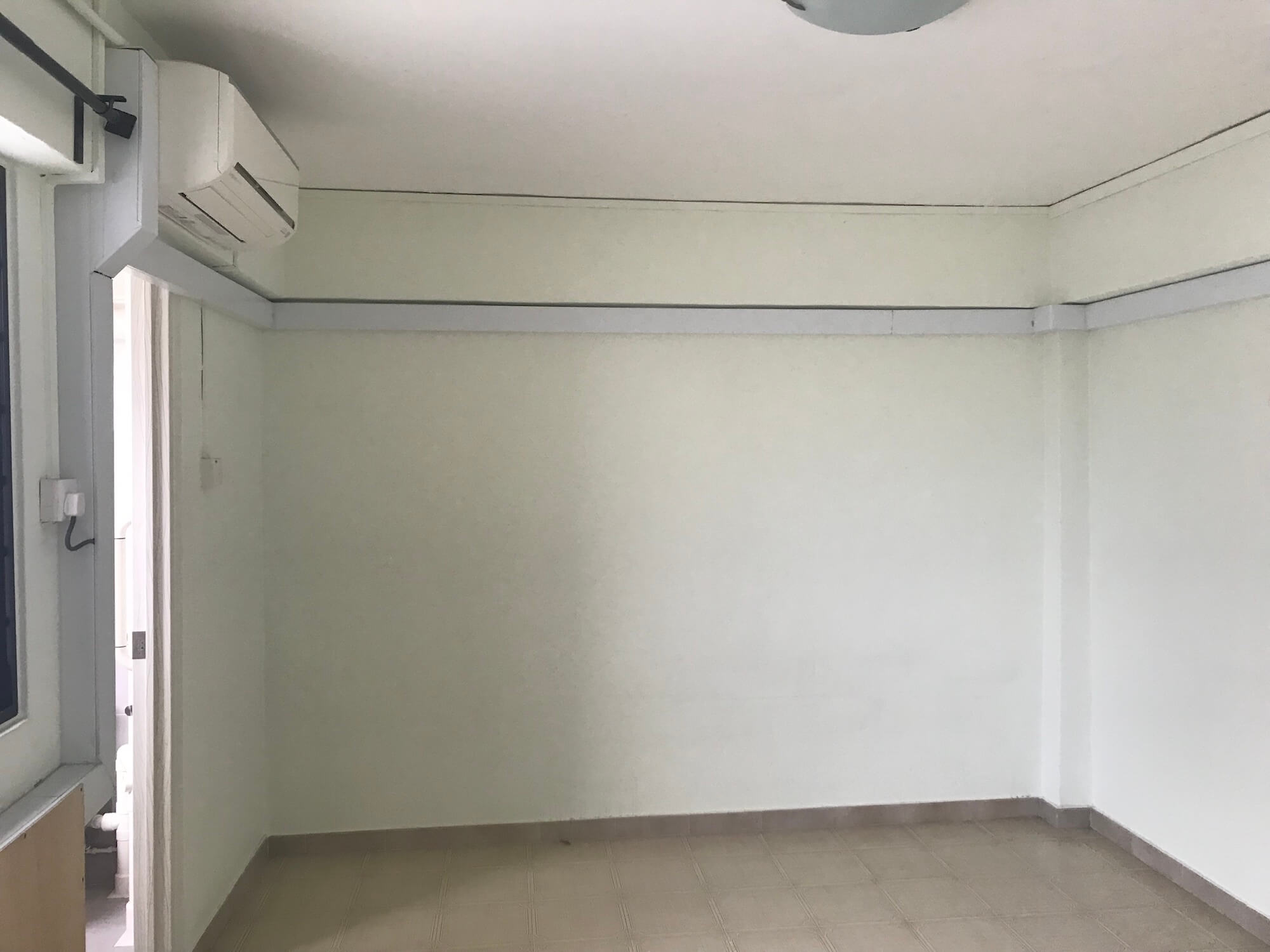 Shunfu Road HDB Master Bedroom Before Interior Design Renovation By Home Guide