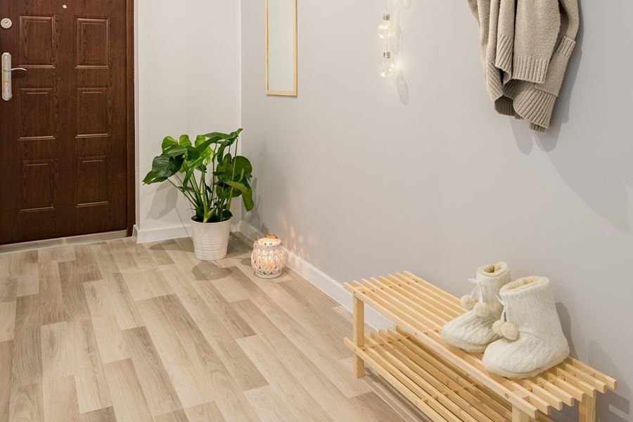 home interior design beautiful entryway with bench