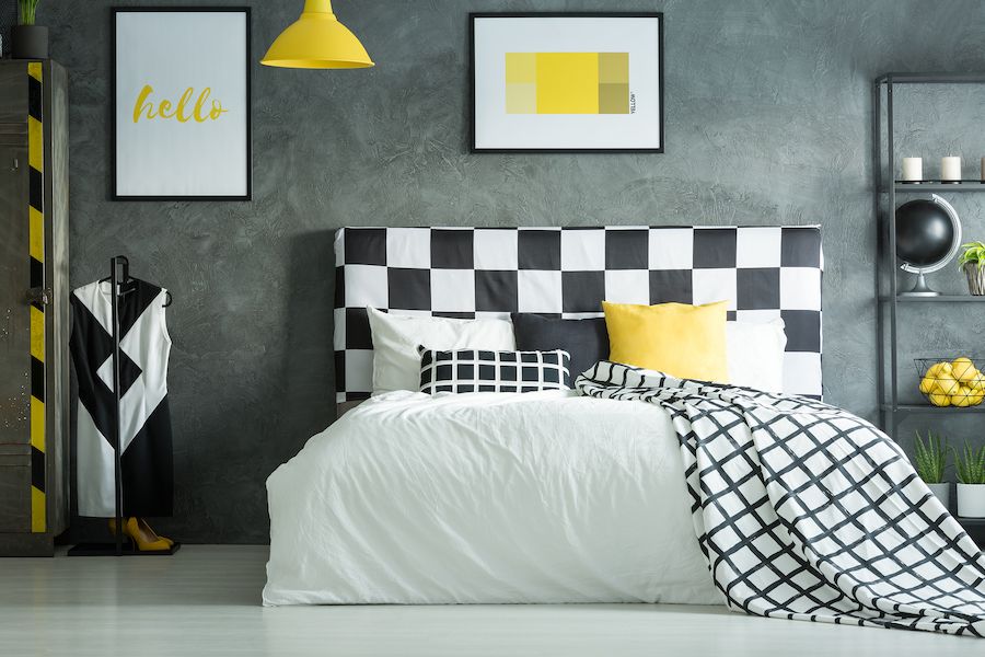 interior design singapore dark accent wall paint