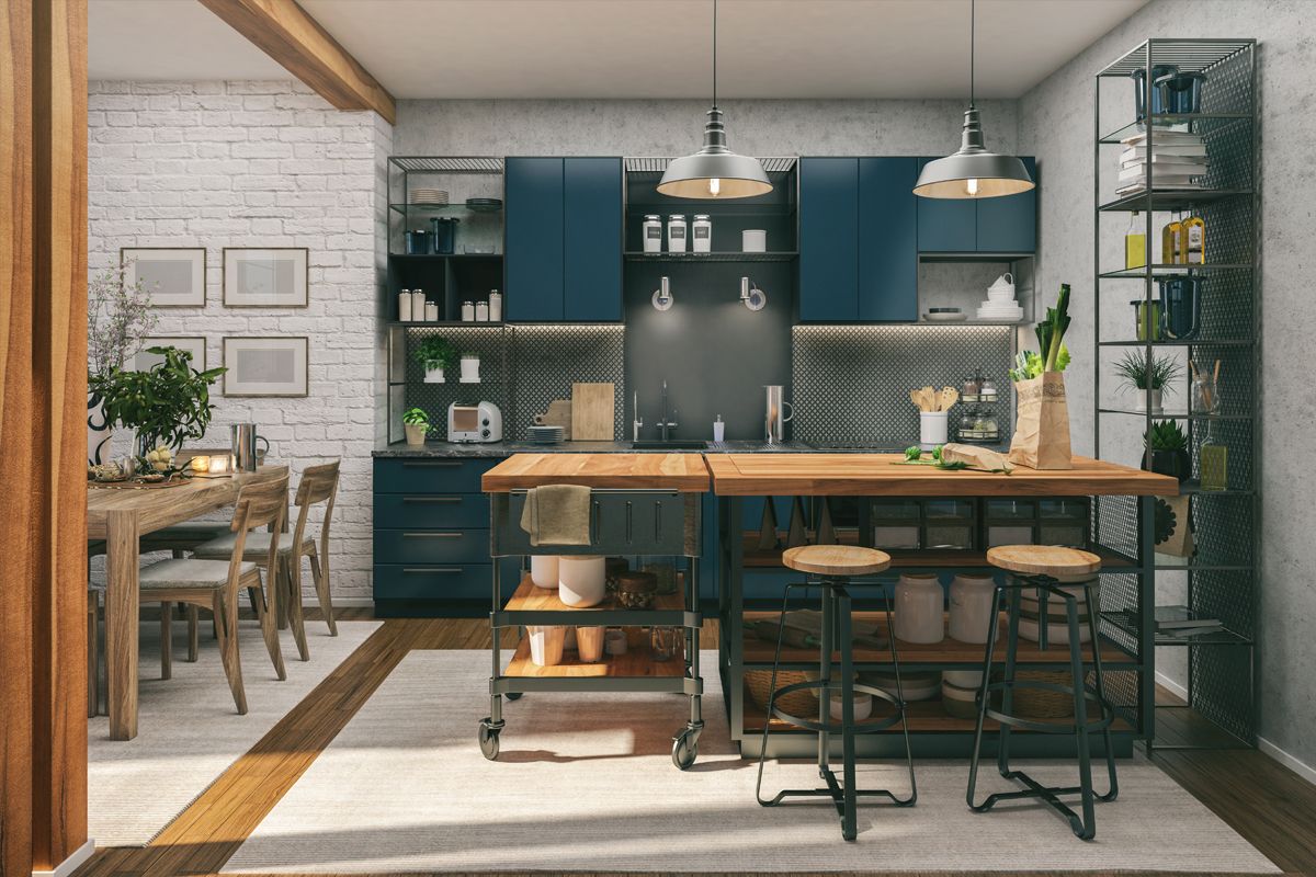 The Interior Design Secrets of a Modern Social Kitchen