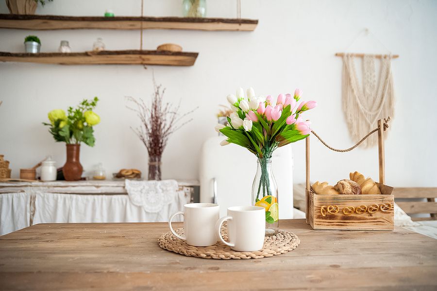 rustic chic home interior design use natural materials