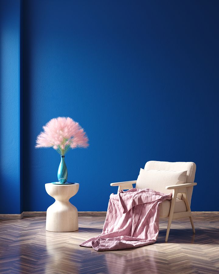 Classic Blue Pantone Colour of the Year Home Interior Design Accent