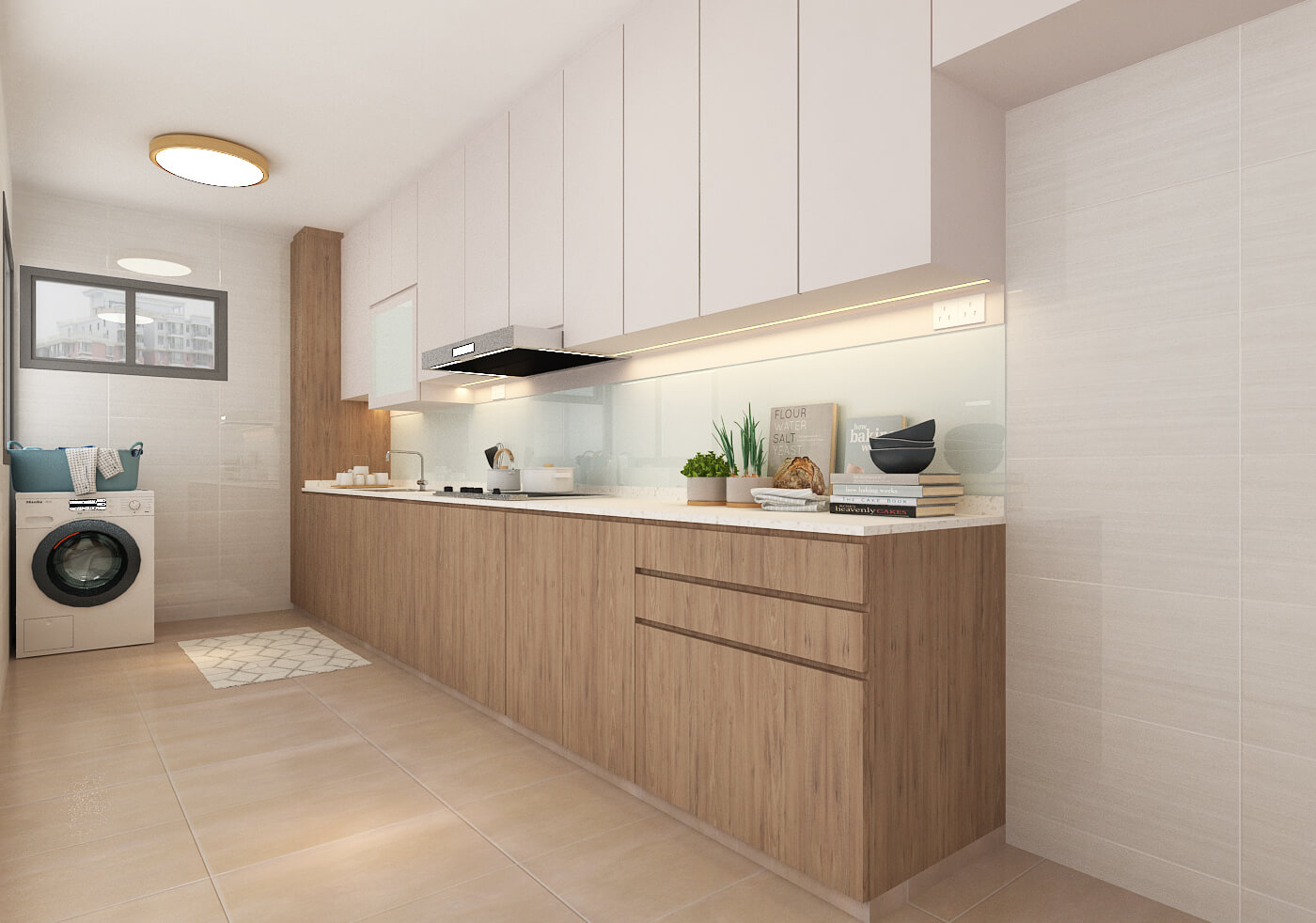 2 room 1 kitchen design