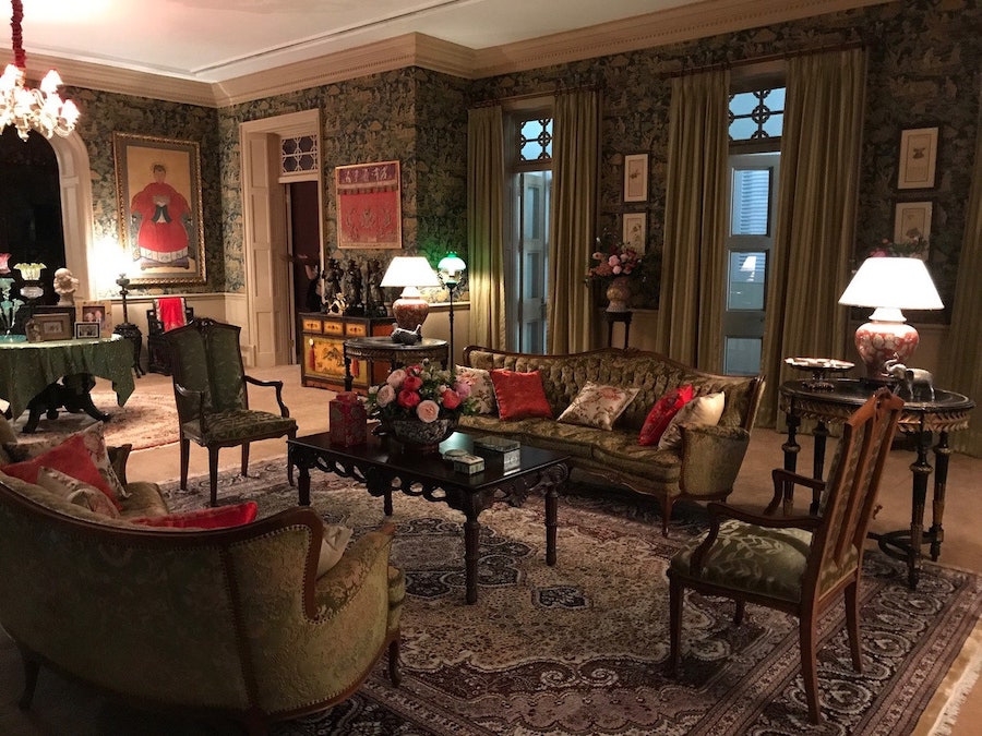 crazy rich asian set photo interior design architectural digest