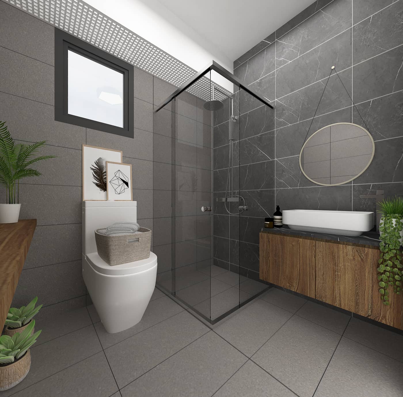 Northshore StraitsView HDB BTO 3 room master bathroom