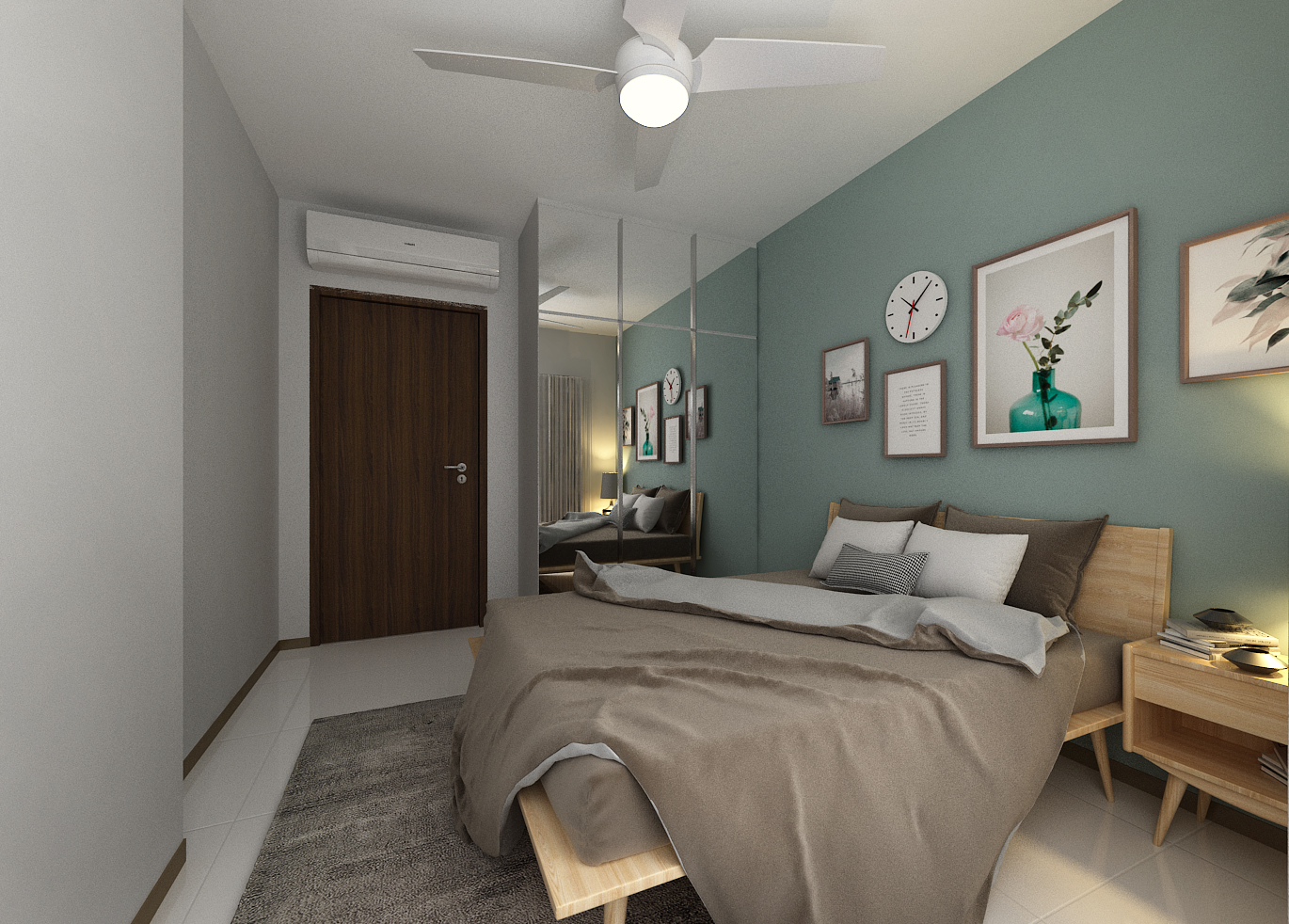 Northshore StraitsView HDB BTO 5 room bedroom
