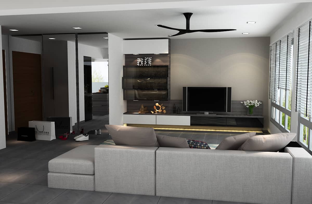 Artistic Warmth and Functionality for Your New Hougang RiverCourt 5-Room Flat