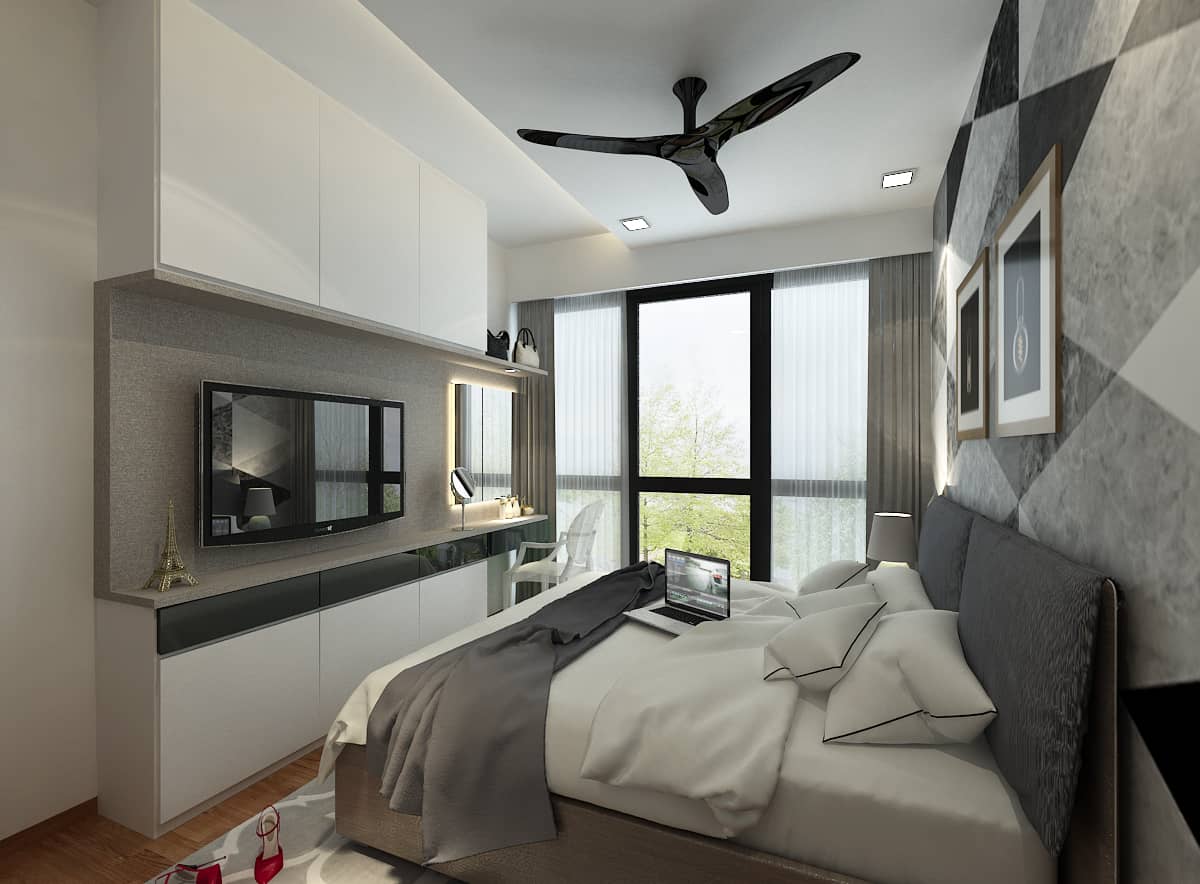 hougang river court hdb btp 3 gen master bedroom