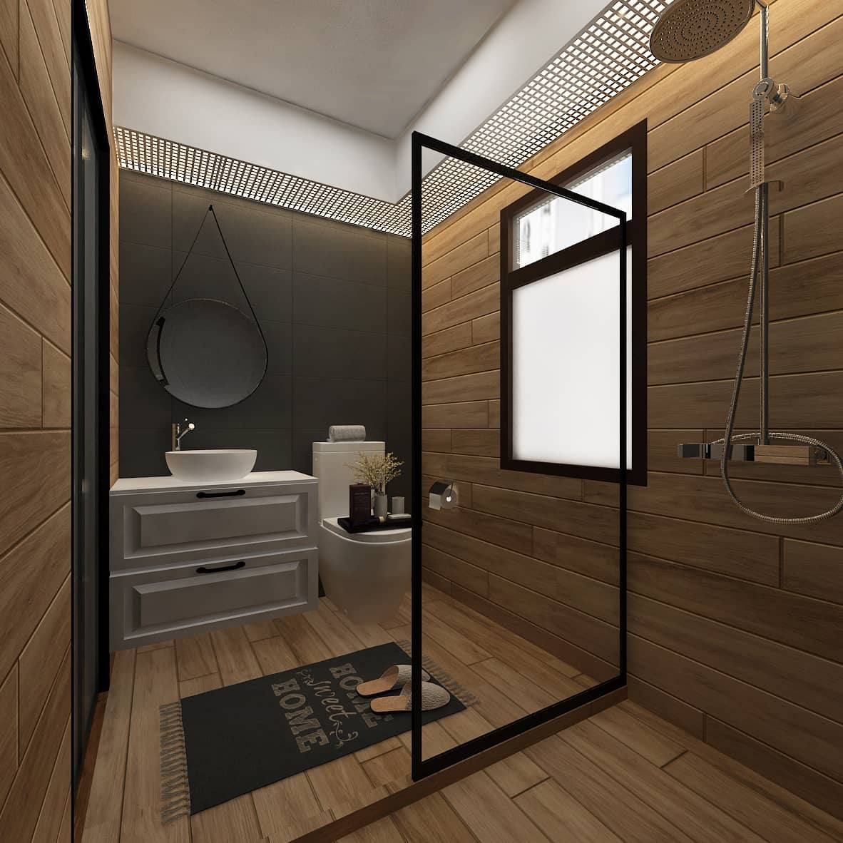 ang mo kio court BTO 3gen interior design master bathroom