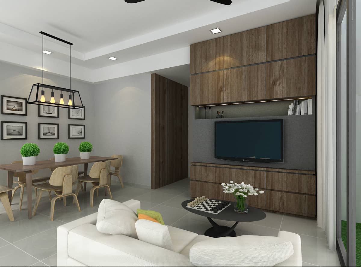 Ang Mo Kio Court 4 Room BTO: A Classy Urban Aesthetics Interior Design Concept