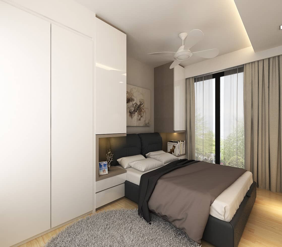 ang mo kio court BTO 4 room interior design master bedroom
