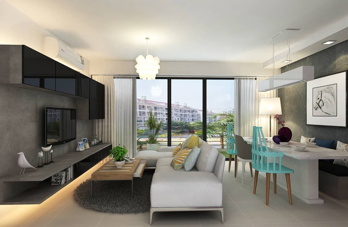 Ang Mo Kio Court 5 Room BTO Flat: Modern Chic Interior Design Concept