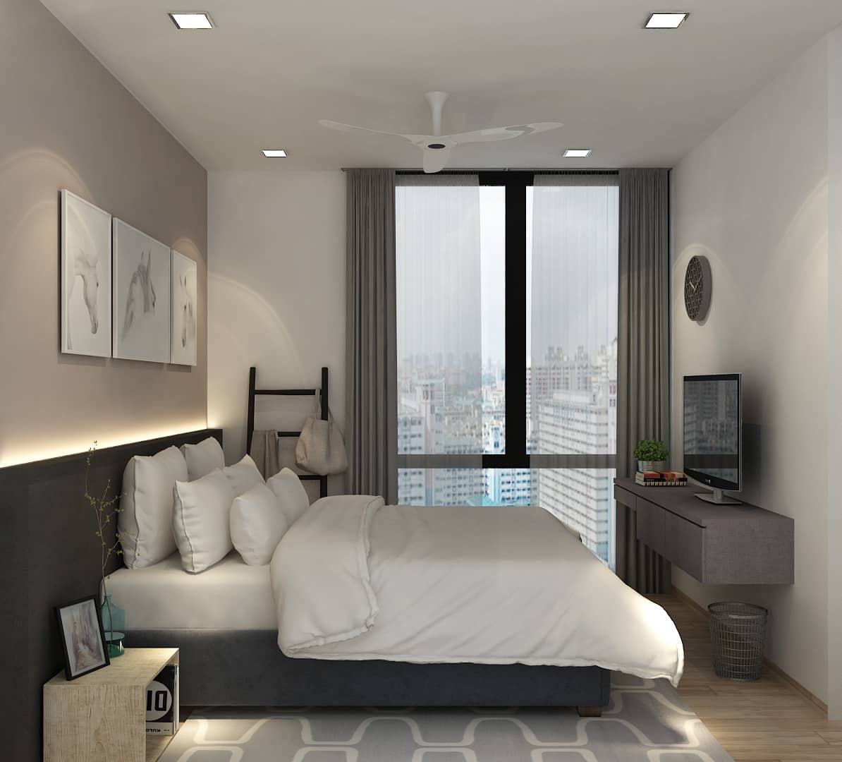 ang mo kio court BTO 5 room interior design master bedroom
