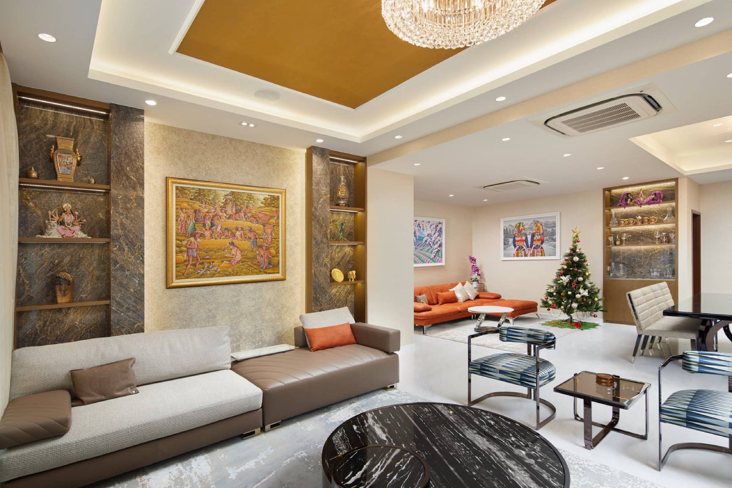 Camelot by the water condo interior design renovation living room