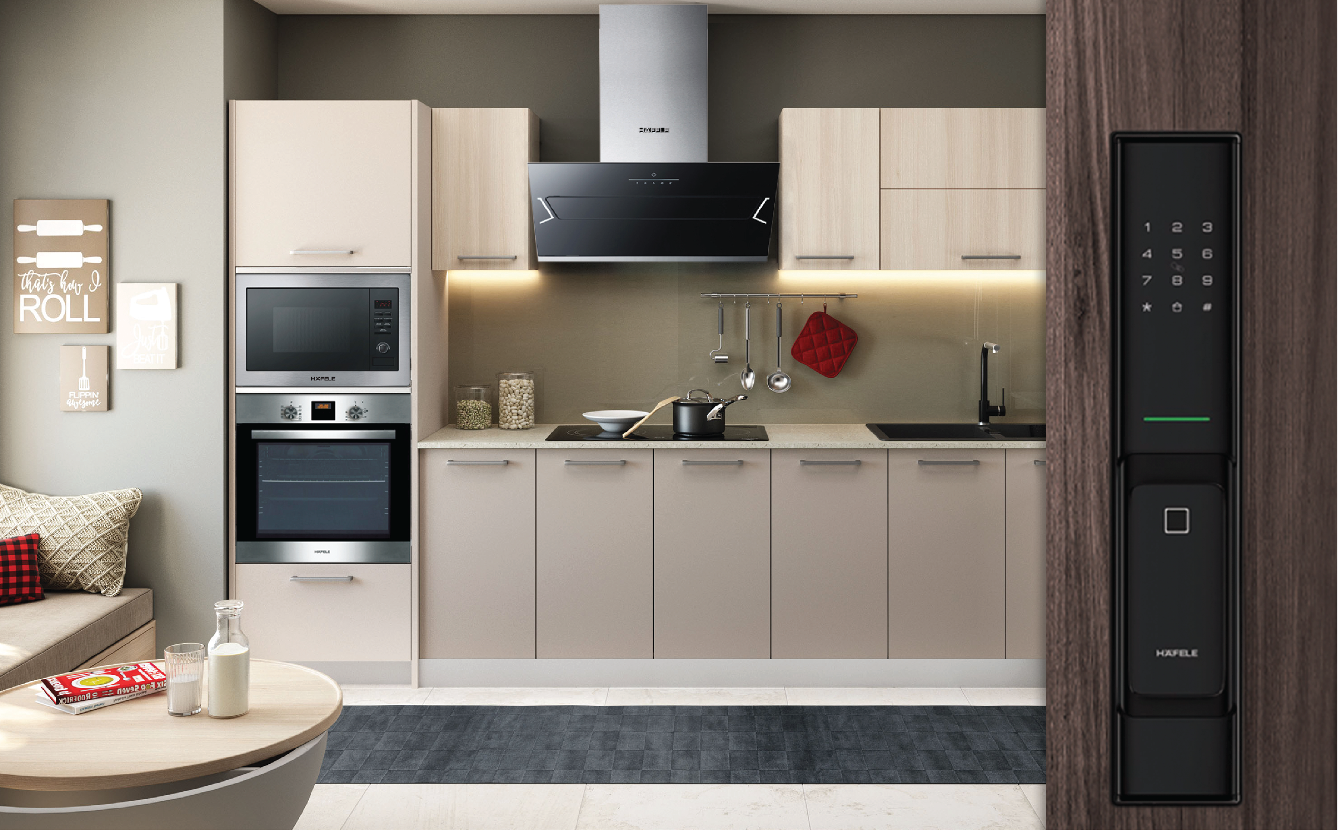 Hafele x Home Guide ID Product 01. Home Appliances n Digital Door Lock 1118px x 496px