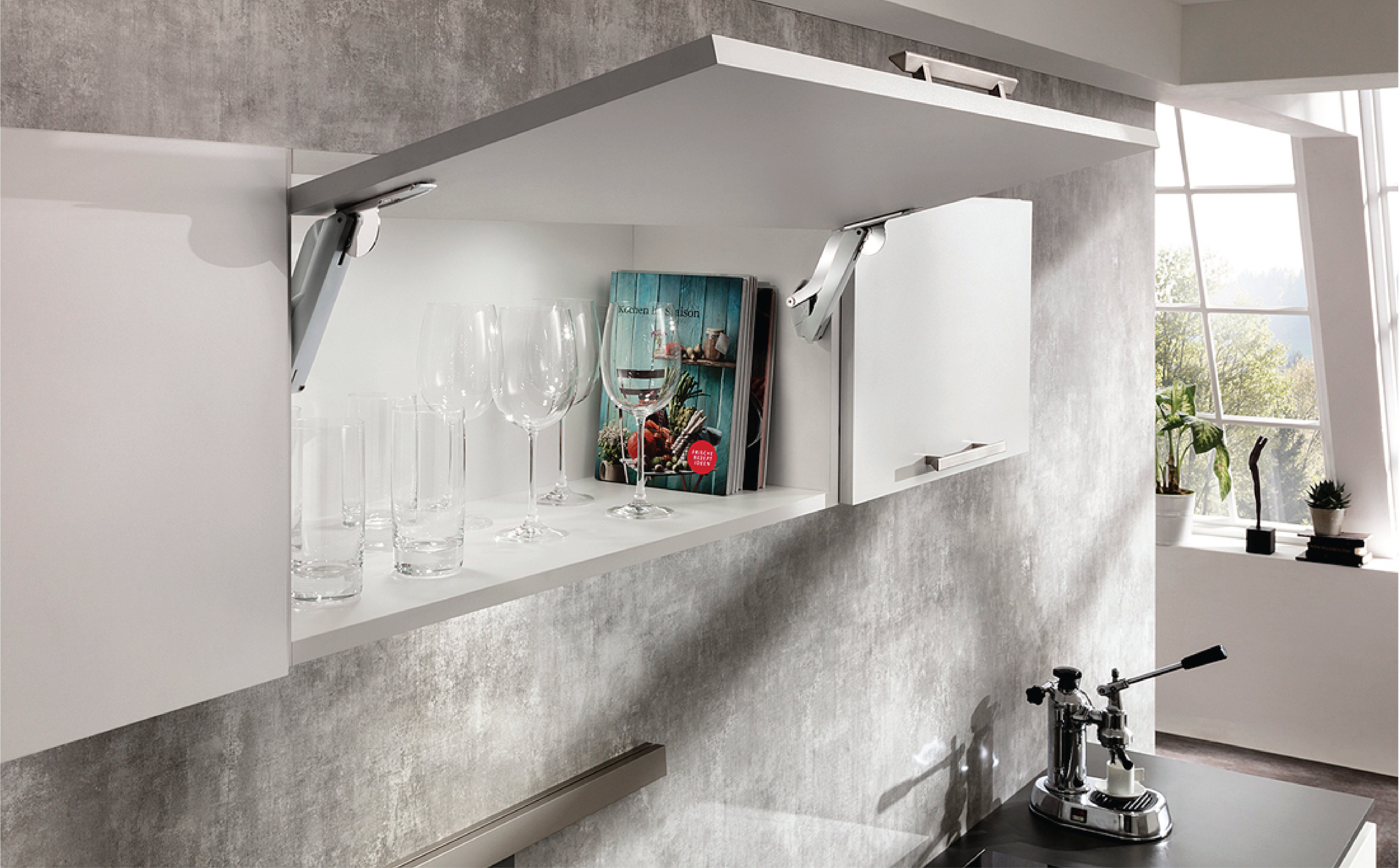 Hafele x Home Guide ID Product 05. Flap Fitting Free Space 1118px x 496px