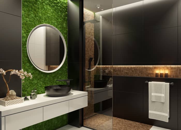 home interior design moss wall singapore