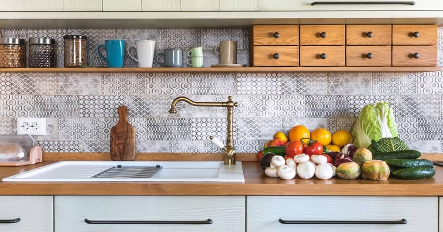 Kitchen Wall Decor Home Interior Design Bold Colourful